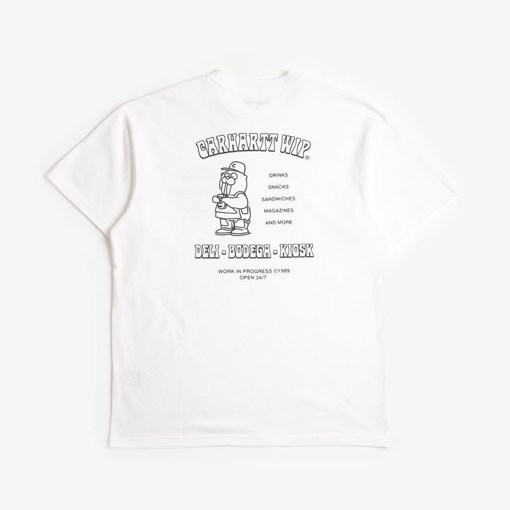Carhartt WIP Sandwich T-Shirt, White, Detail Shot 1