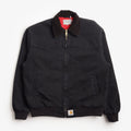 Carhartt WIP Santa Fe Jacket, Black (Grind Wash), Detail Shot 1