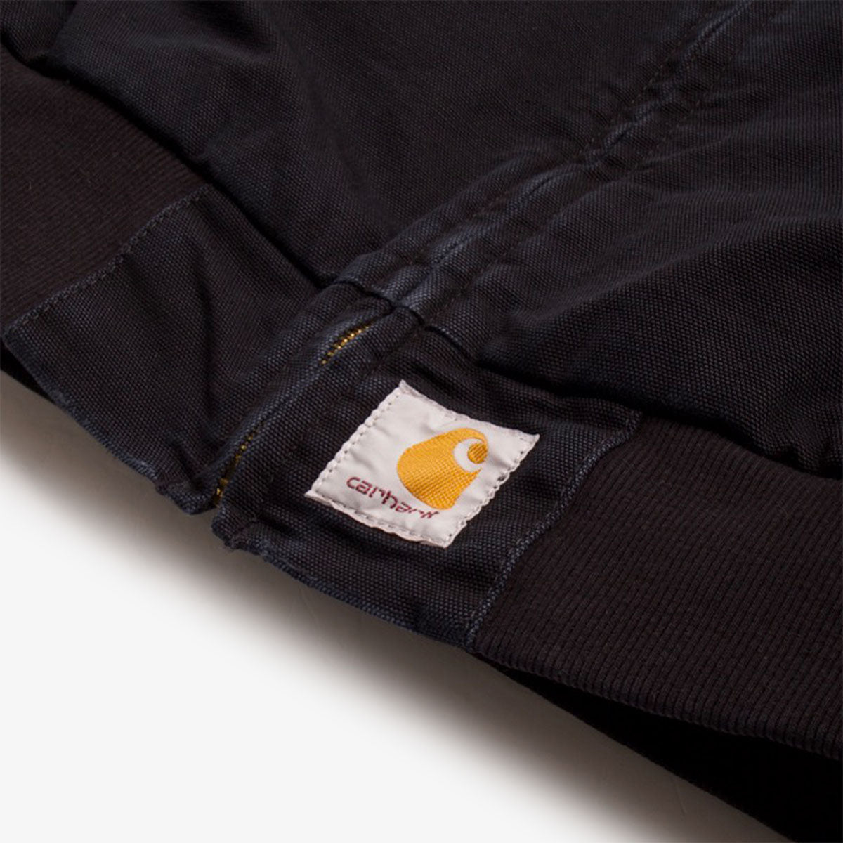 Carhartt WIP Santa Fe Jacket, Black (Grind Wash), Detail Shot 2