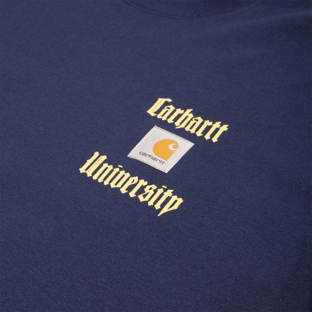 Carhartt WIP Schooling Heart T-Shirt, Jupiter, Detail Shot 2
