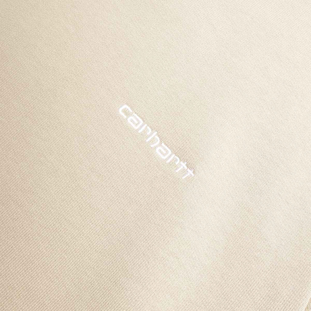 Carhartt WIP Script Embroidery Sweatshirt, Barchan White, Detail Shot 2