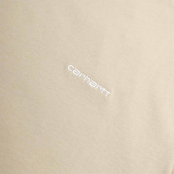 thumbnail Carhartt WIP Script Embroidery T-Shirt, Barchan White, Detail Shot 2