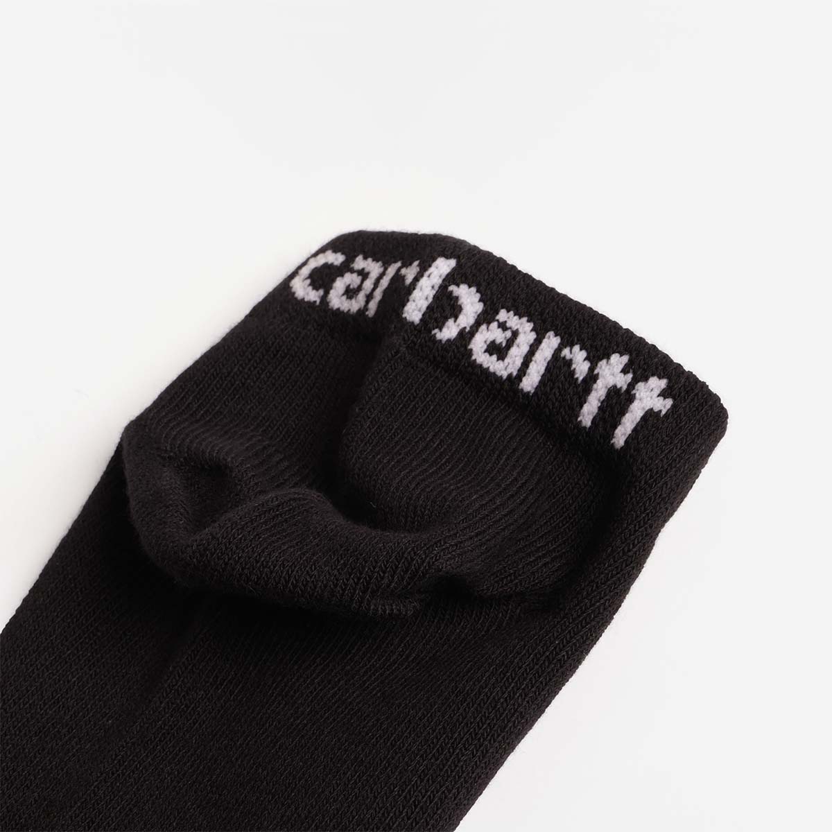 Carhartt WIP Script Sneakers Socks 3 Pack, Black White + Black White, Detail Shot 3