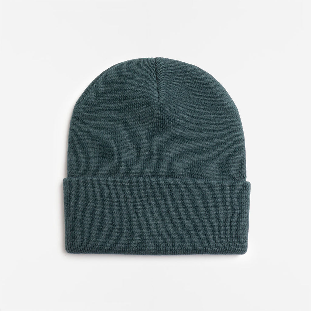 Carhartt WIP Short Watch Hat, Dark Fir, Detail Shot 2