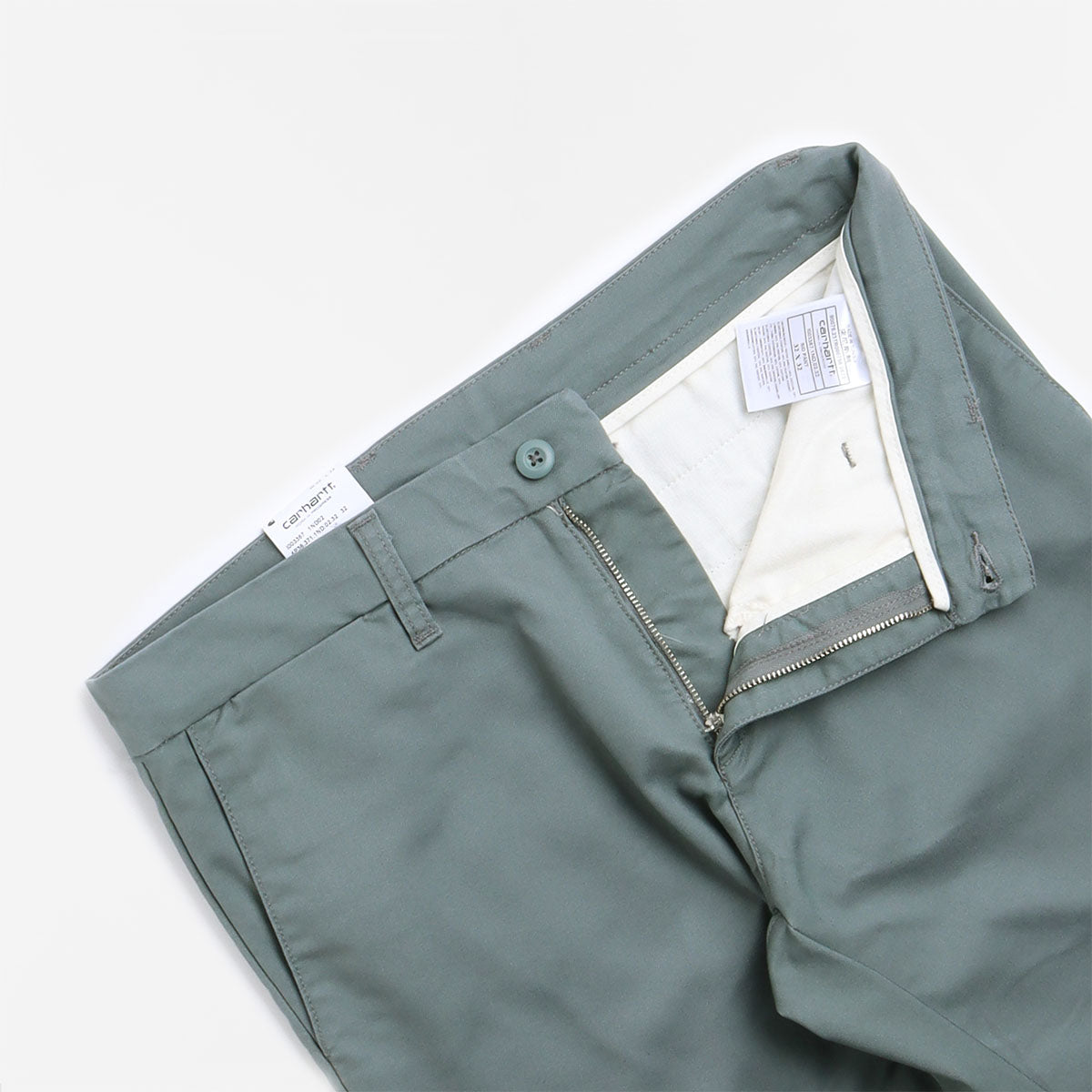 Carhartt WIP Sid Pant, Smoke Green (Rinsed), Detail Shot 4