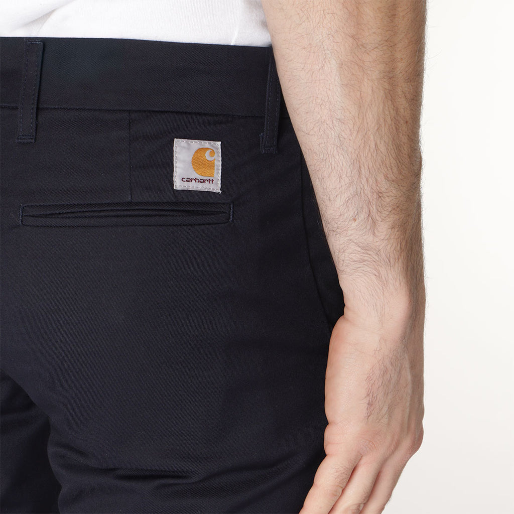 Carhartt WIP Sid Pant, Dark Navy (Rinsed), Detail Shot 3