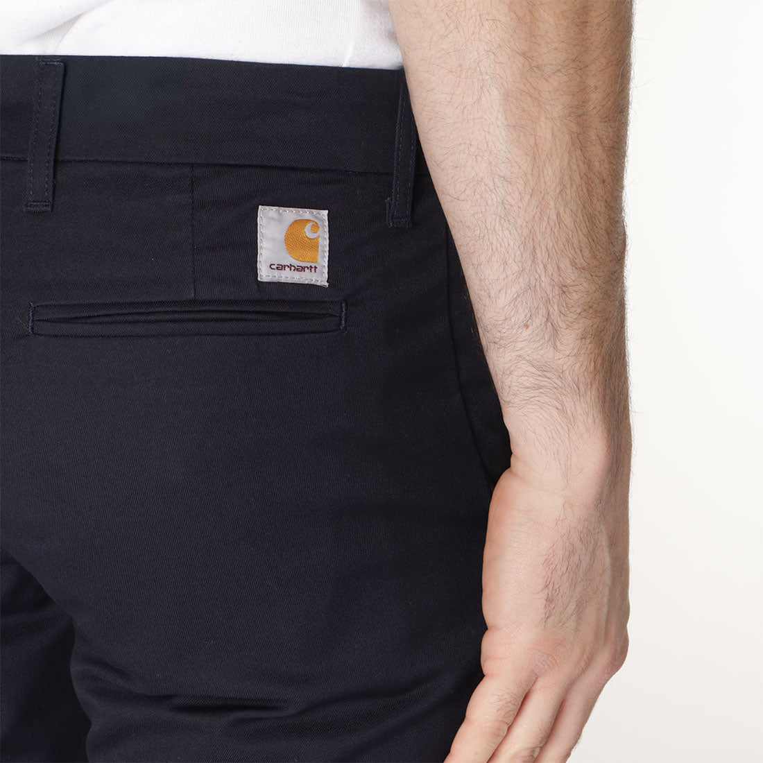 Carhartt WIP Sid Pant, Dark Navy (Rinsed), Detail Shot 3