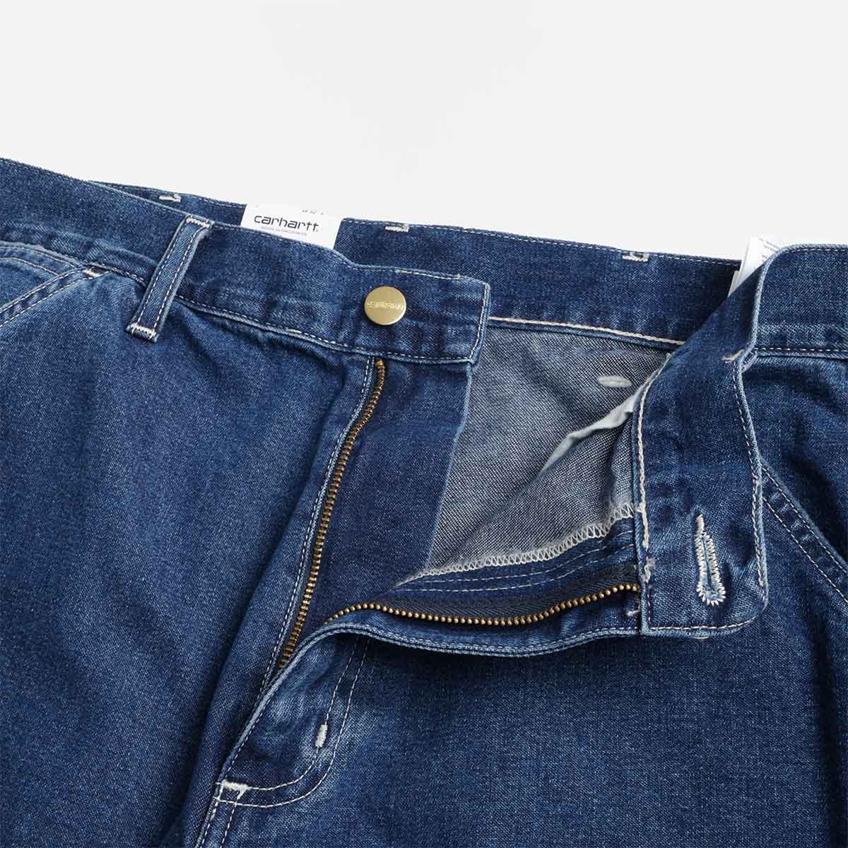 Carhartt WIP Simple Shorts, Blue (Stone Washed), Detail Shot 2