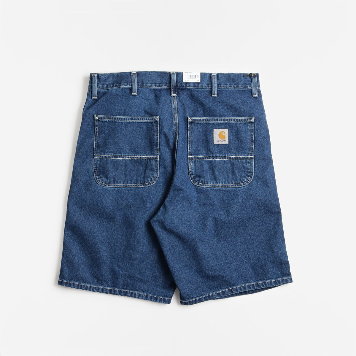 Carhartt WIP Simple Shorts, Blue (Stone Washed), Detail Shot 3