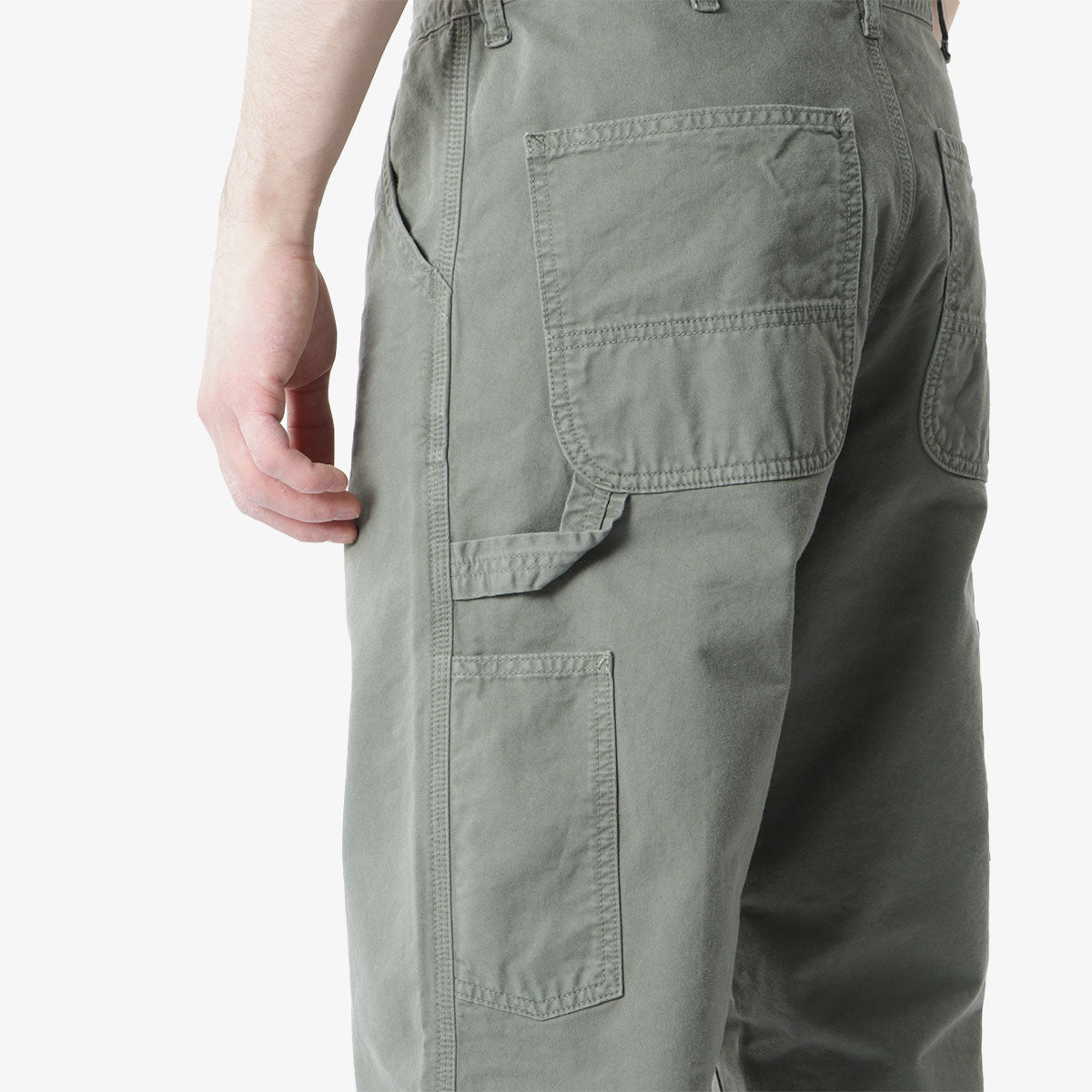 Carhartt WIP Single Knee Pant, Park (Garment Dyed), Detail Shot 3
