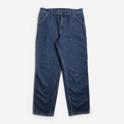 thumbnail Carhartt WIP Single Knee Pant, Blue (Stone Washed), Detail Shot 1