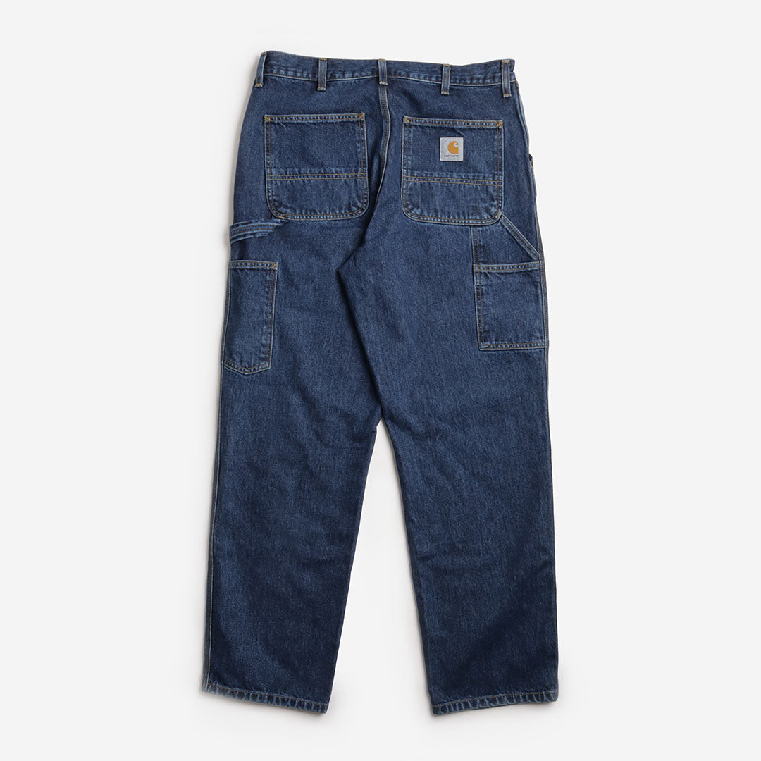 main Carhartt WIP Single Knee Pant, Blue (Stone Washed), Detail Shot 2