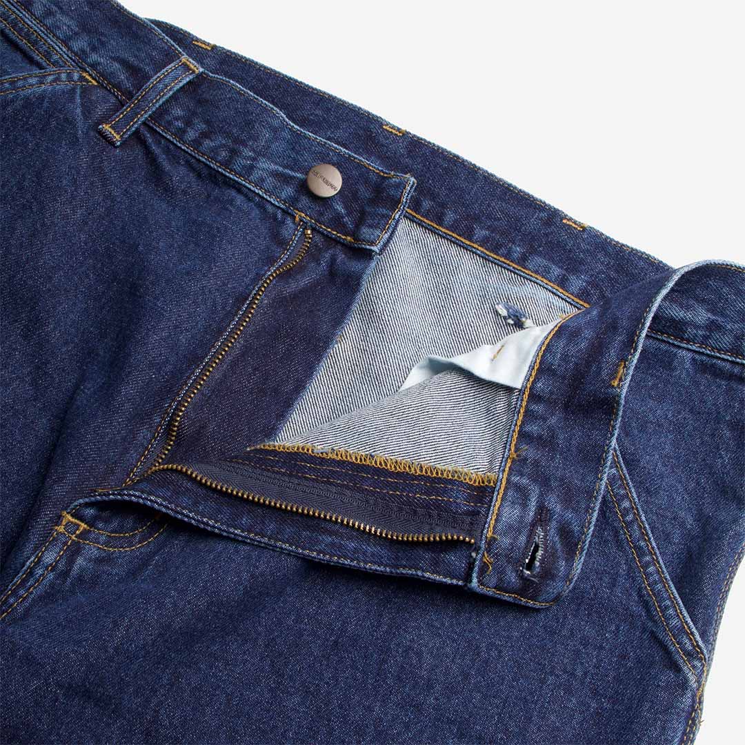 Carhartt WIP Single Knee Pant, Blue (Stone Washed), Detail Shot 3