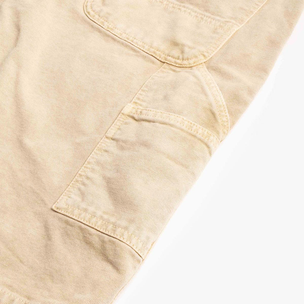 Carhartt WIP Single Knee Shorts, Dusty H Brown (Chalk Wash), Detail Shot 6