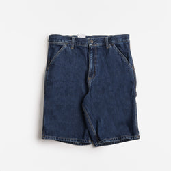 thumbnail Carhartt WIP Single Knee Shorts, Blue (Stone Washed), Detail Shot 1