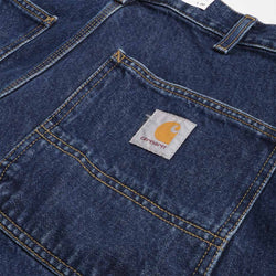 thumbnail Carhartt WIP Single Knee Shorts, Blue (Stone Washed), Detail Shot 4