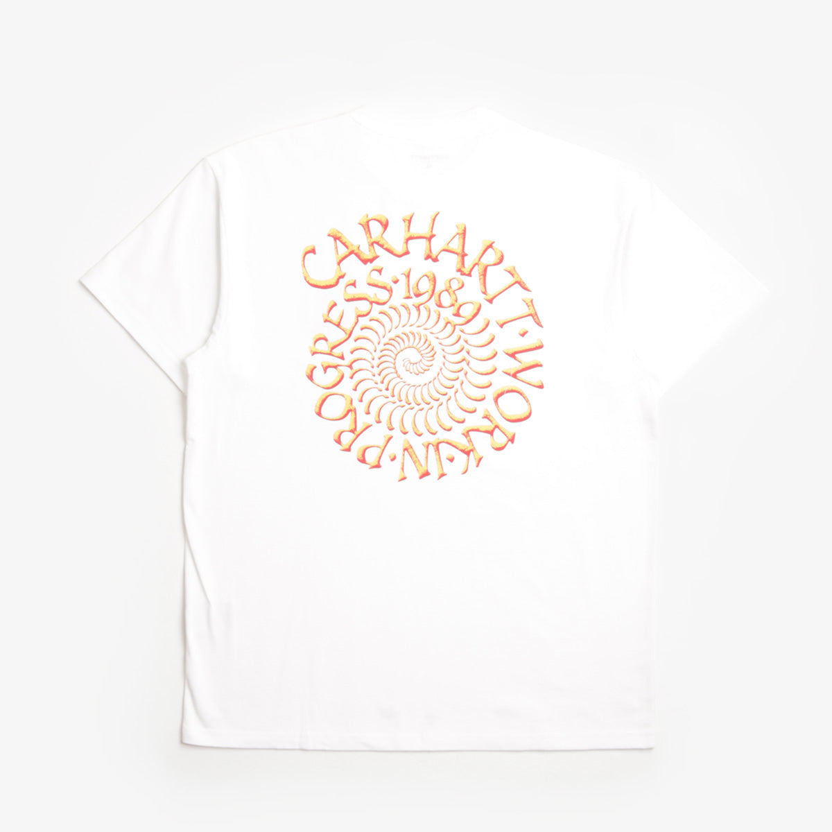 Carhartt WIP Spirals T-Shirt, White, Detail Shot 2