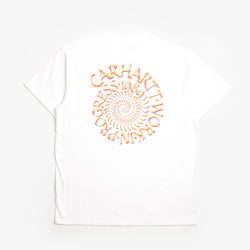 thumbnail Carhartt WIP Spirals T-Shirt, White, Detail Shot 2