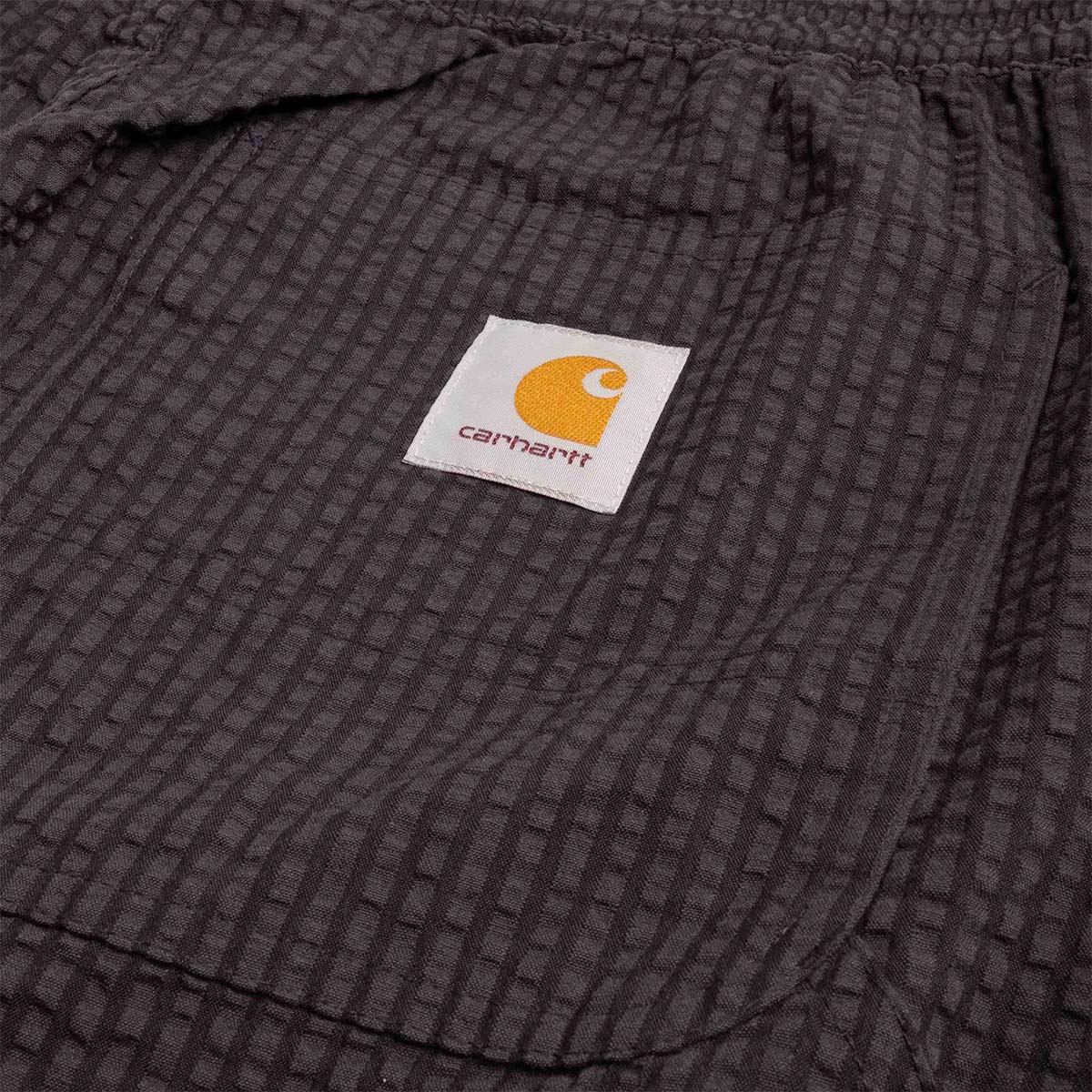 Carhartt WIP Toland Shorts, Toland Stripe Black, Detail Shot 3