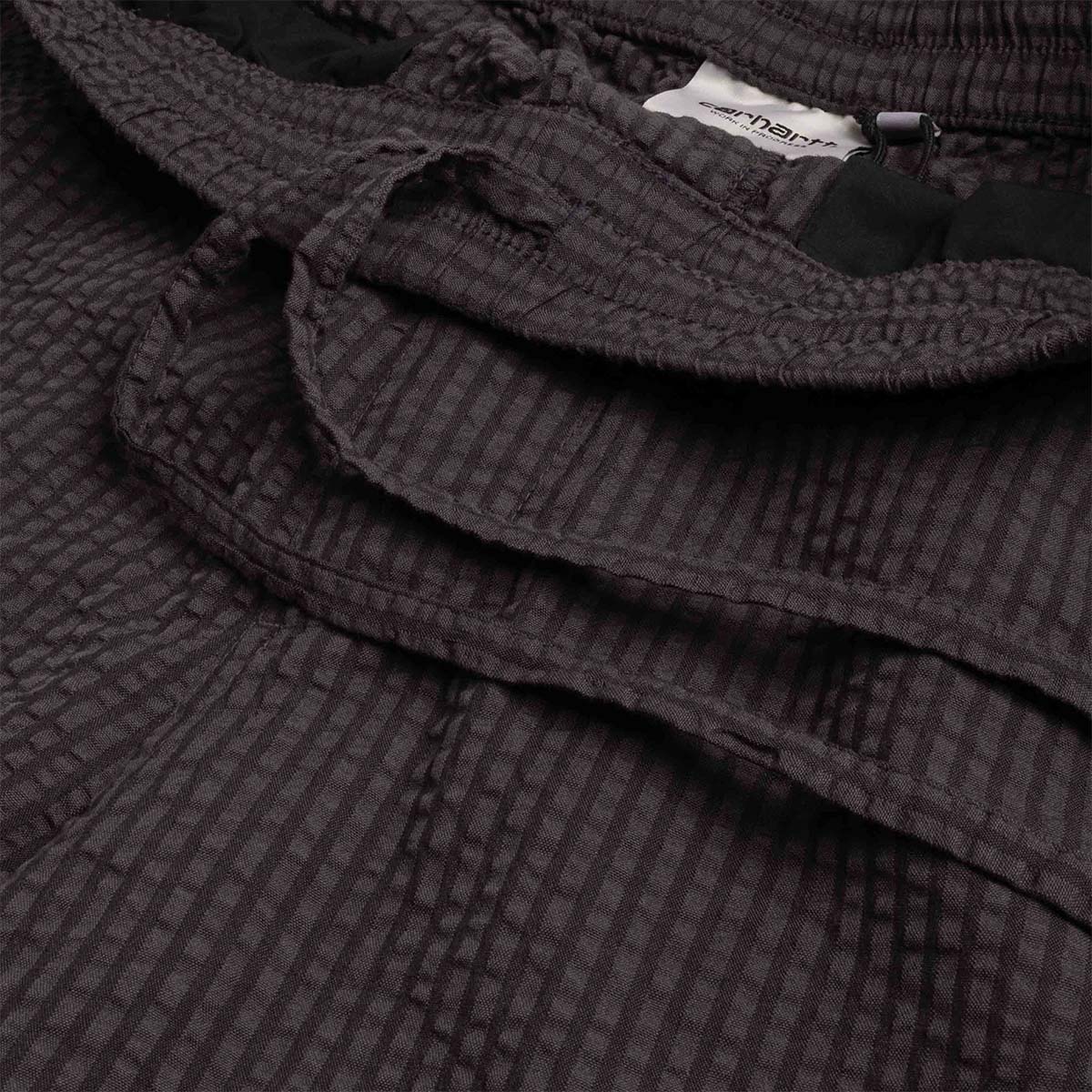 Carhartt WIP Toland Shorts, Toland Stripe Black, Detail Shot 4