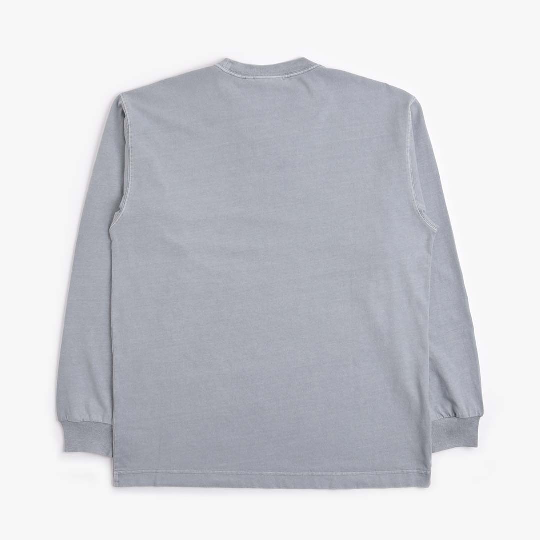 Carhartt WIP Vista Long Sleeve T-Shirt, Mirror (Garment Dyed), Detail Shot 3