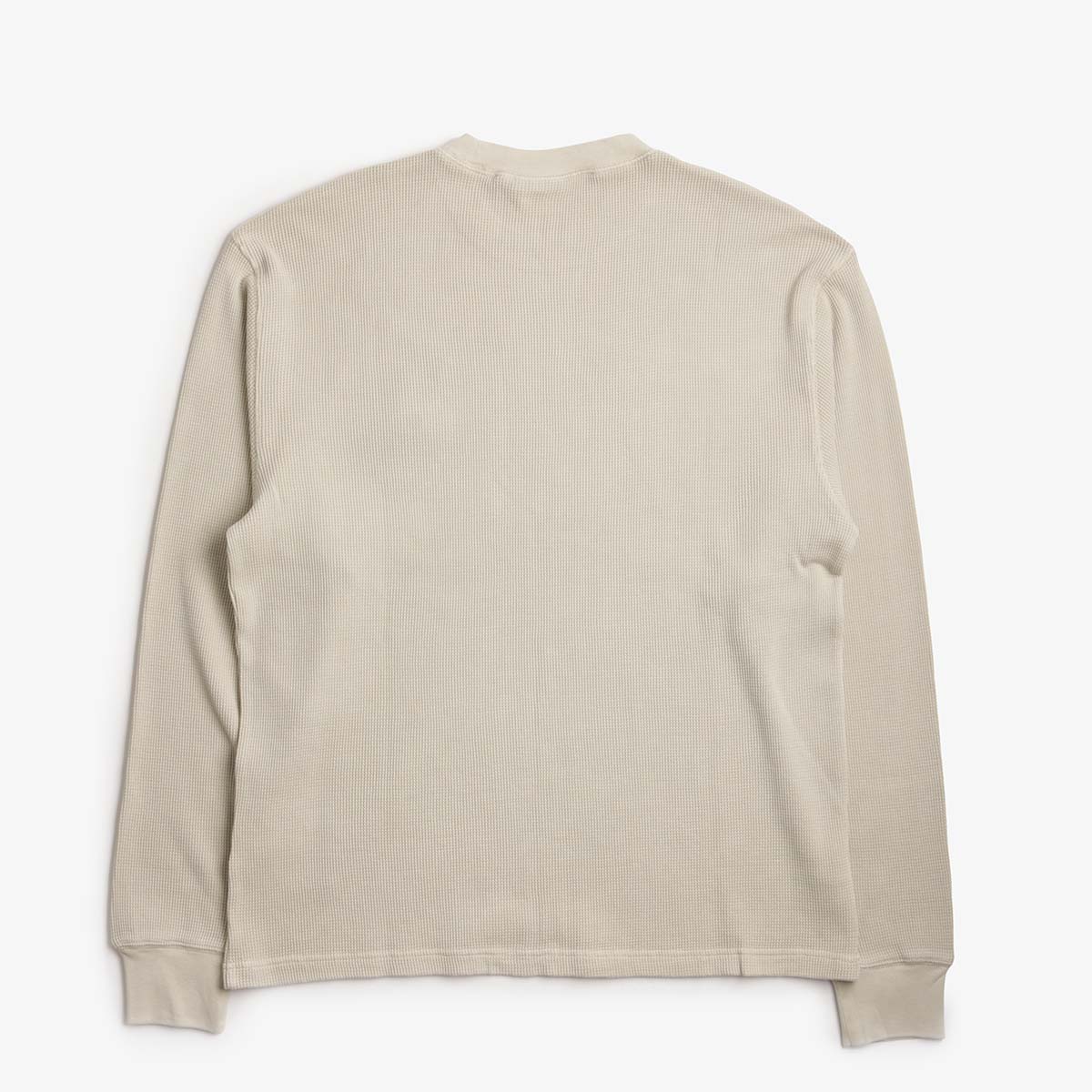 Carhartt WIP Vista Waffle Long Sleeve T-Shirt, Fleur De Sel (Garment Dyed), Detail Shot 2
