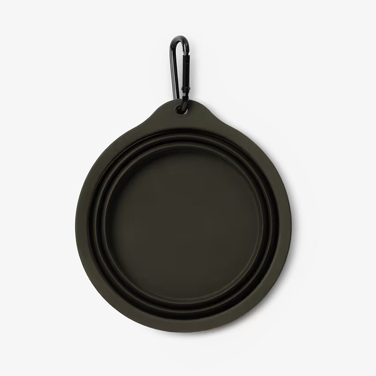 main Carhartt WIP Wild Foldable Dog Bowl, Olive Wax, Detail Shot 2