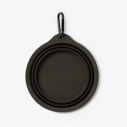 thumbnail Carhartt WIP Wild Foldable Dog Bowl, Olive Wax, Detail Shot 2