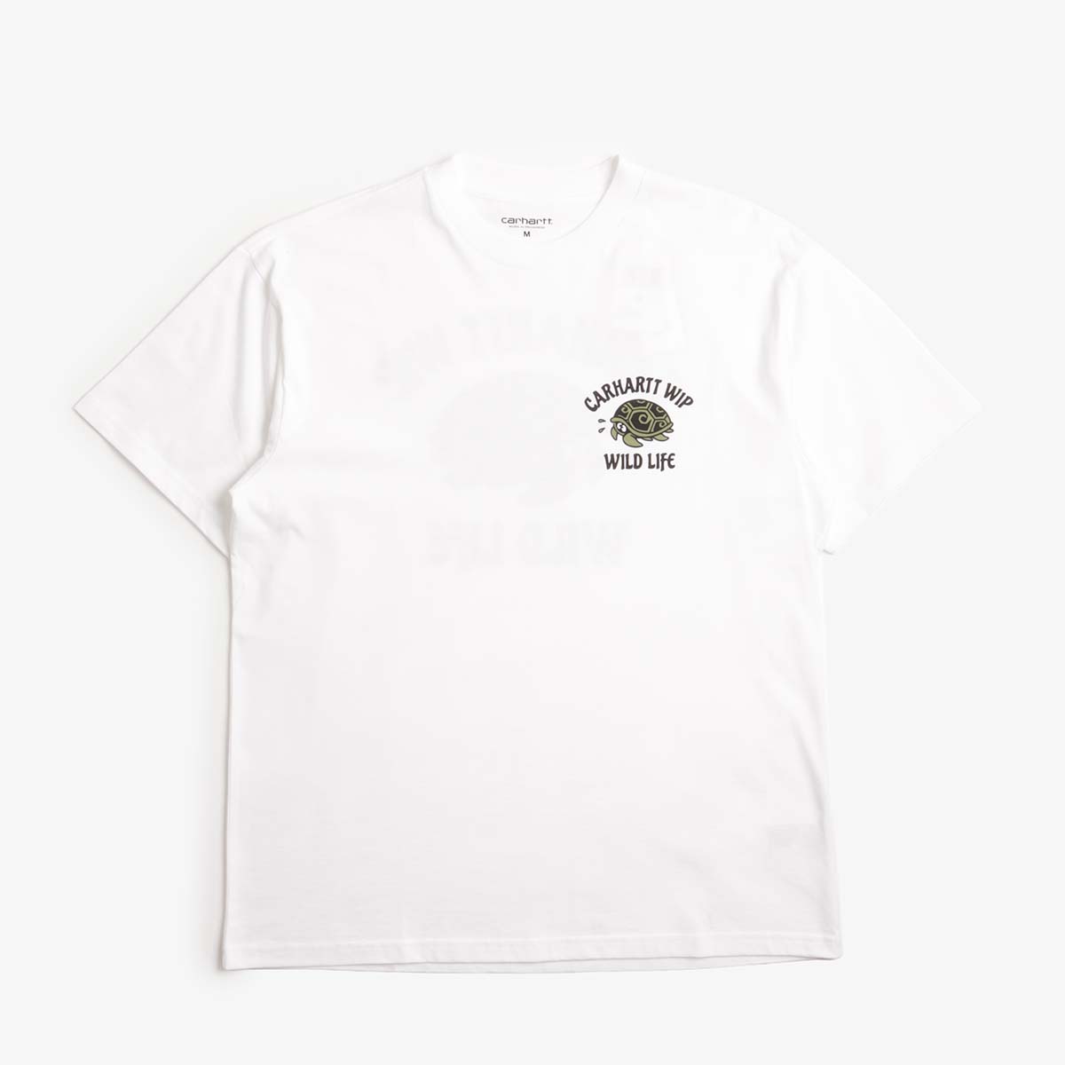 main Carhartt WIP Wild Life T-Shirt, White, Detail Shot 1