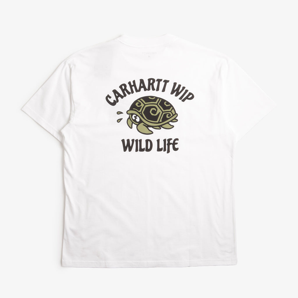 Carhartt WIP Wild Life T-Shirt, White, Detail Shot 2