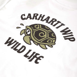 thumbnail Carhartt WIP Wild Life T-Shirt, White, Detail Shot 4