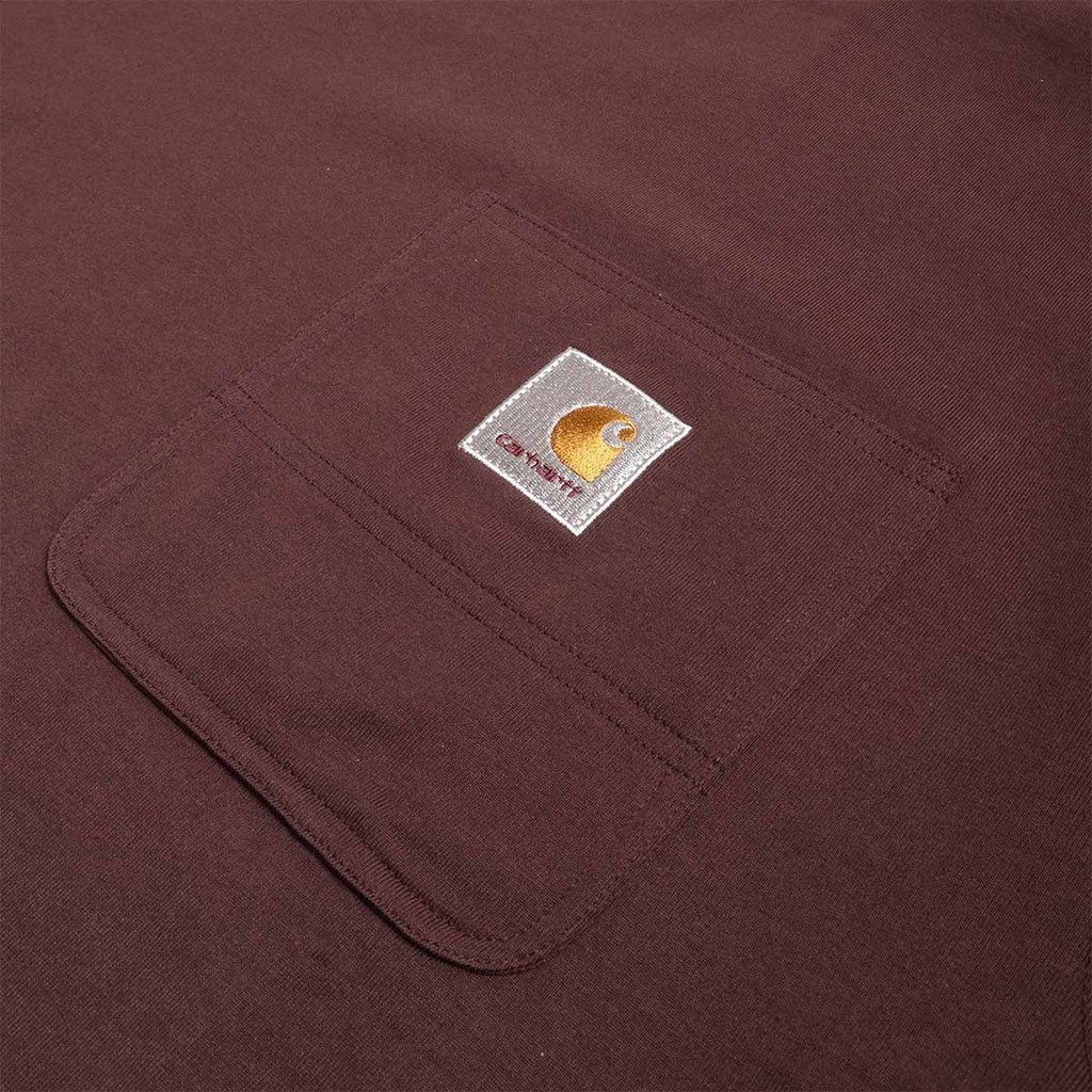 Carhartt WIP Work Pocket T-Shirt, Palisander, Detail Shot 2