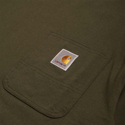 thumbnail Carhartt WIP Work Pocket T-Shirt, Olive, Detail Shot 2