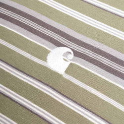 thumbnail Carhartt WIP Zane T-Shirt, Zane Stripe Dollar Green, Detail Shot 3