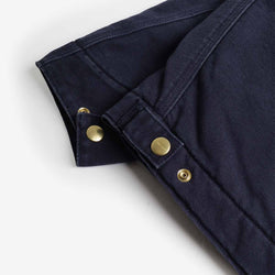 thumbnail Carhartt WIP OG Detroit Jacket, Dark Navy Black (Stone Canvas), Detail Shot 6