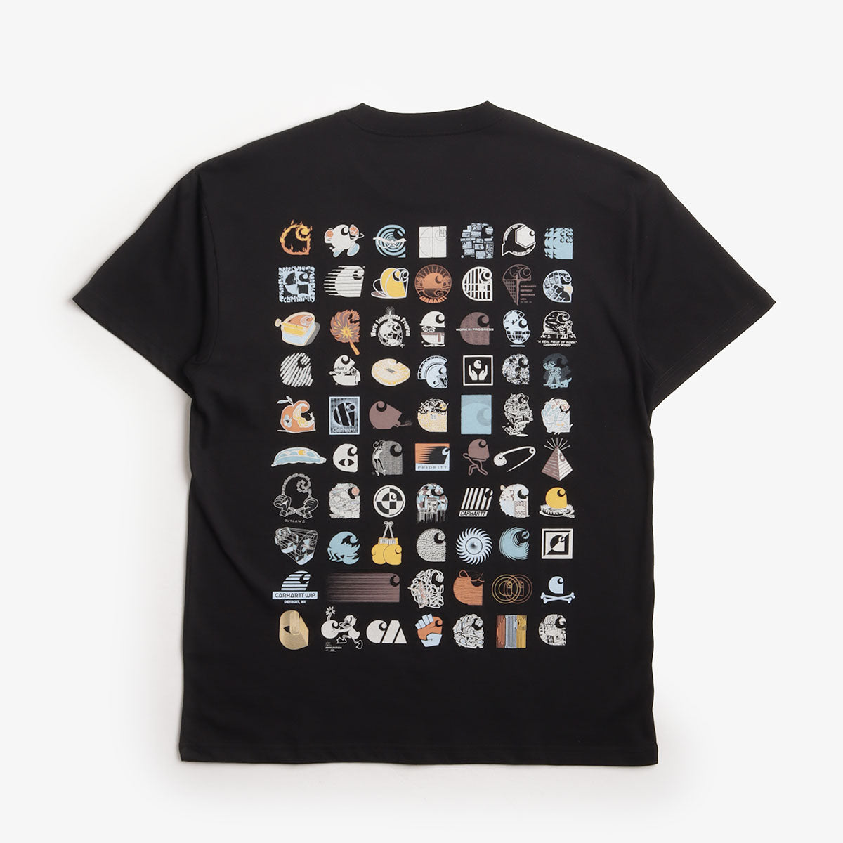 Carhartt WIP C Logo Archive T-Shirt, Black, Detail Shot 1