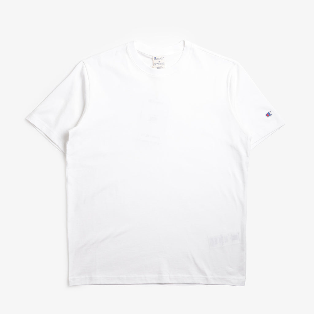 Champion Reverse Weave Oversized Crewneck T-Shirt, White, Detail Shot 1