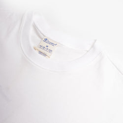 thumbnail Champion Reverse Weave Oversized Crewneck T-Shirt, White, Detail Shot 2