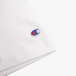 thumbnail Champion Reverse Weave Oversized Crewneck T-Shirt, White, Detail Shot 3