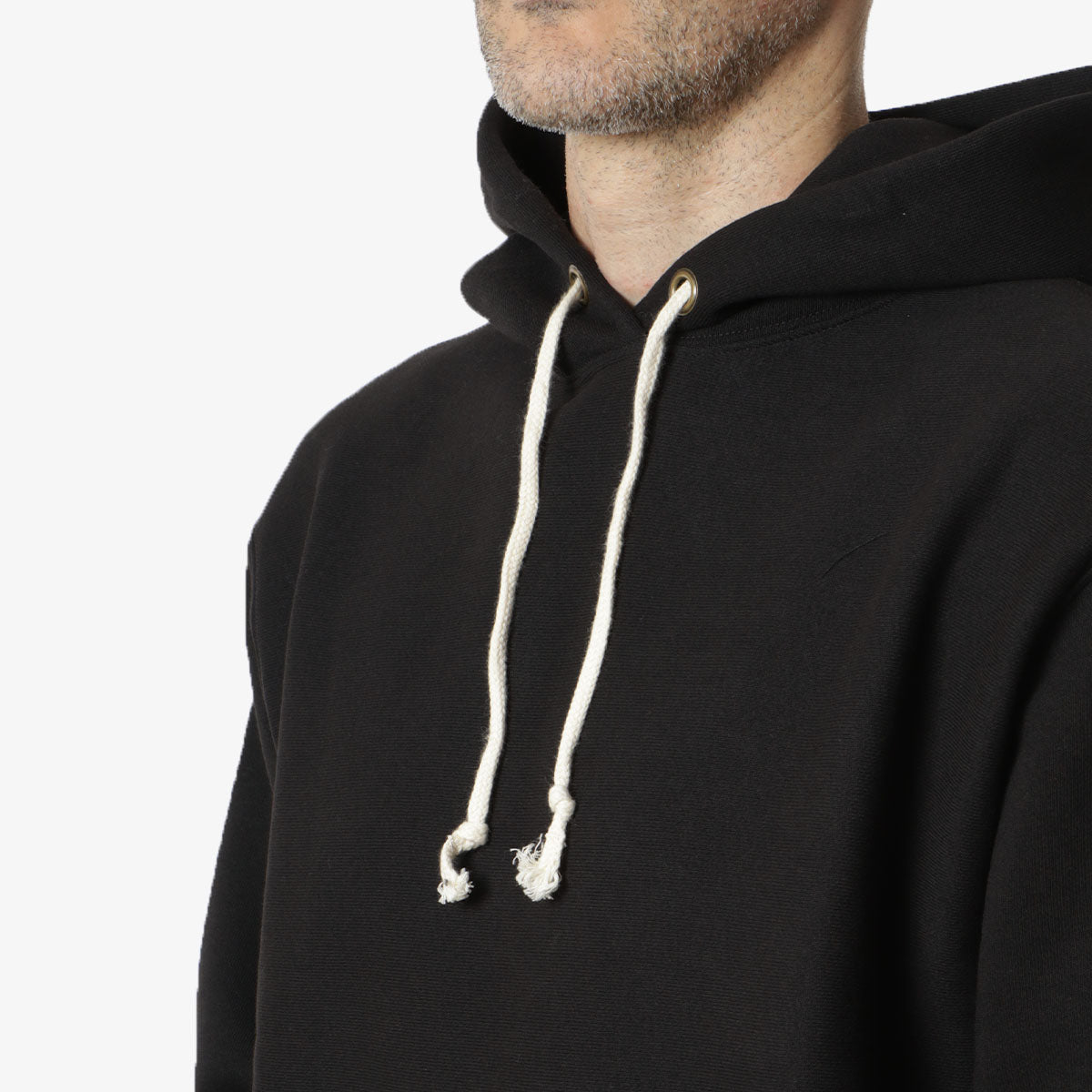 Champion Reverse Weave Hoodie, Black, Detail Shot 2