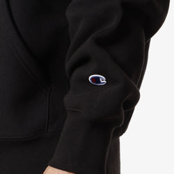 thumbnail Champion Reverse Weave Hoodie, Black, Detail Shot 3