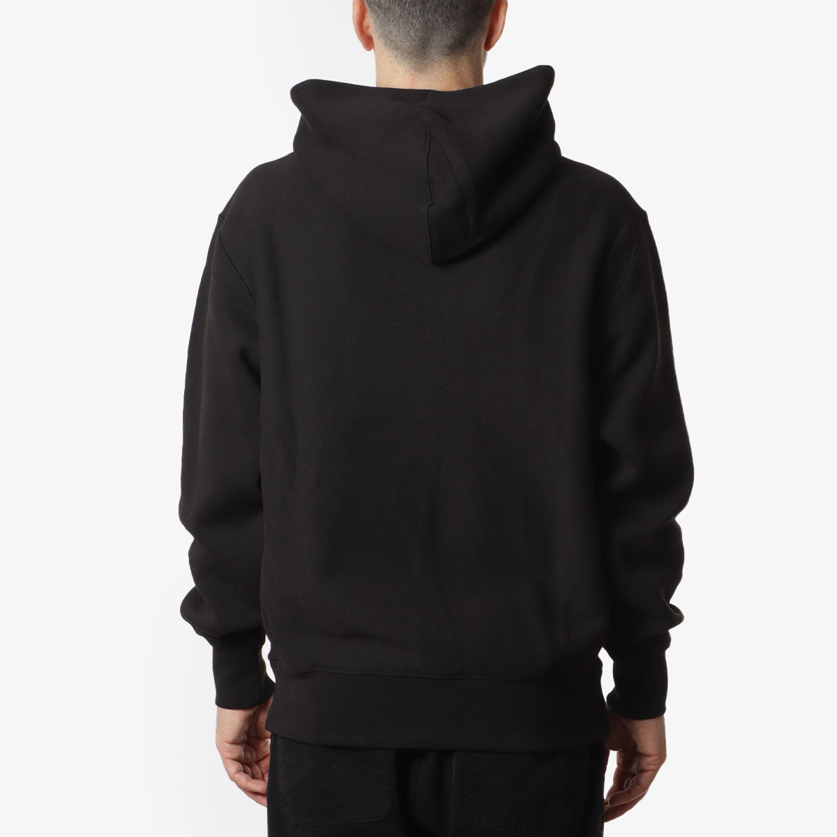 Champion Reverse Weave Hoodie, Black, Detail Shot 4