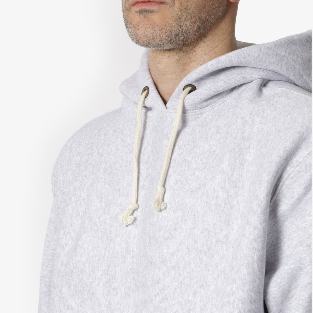 Champion Reverse Weave Hoodie, Light Grey, Detail Shot 2