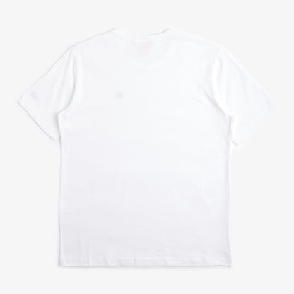 Champion Reverse Weave Small C Crewneck T-Shirt, White, Detail Shot 2