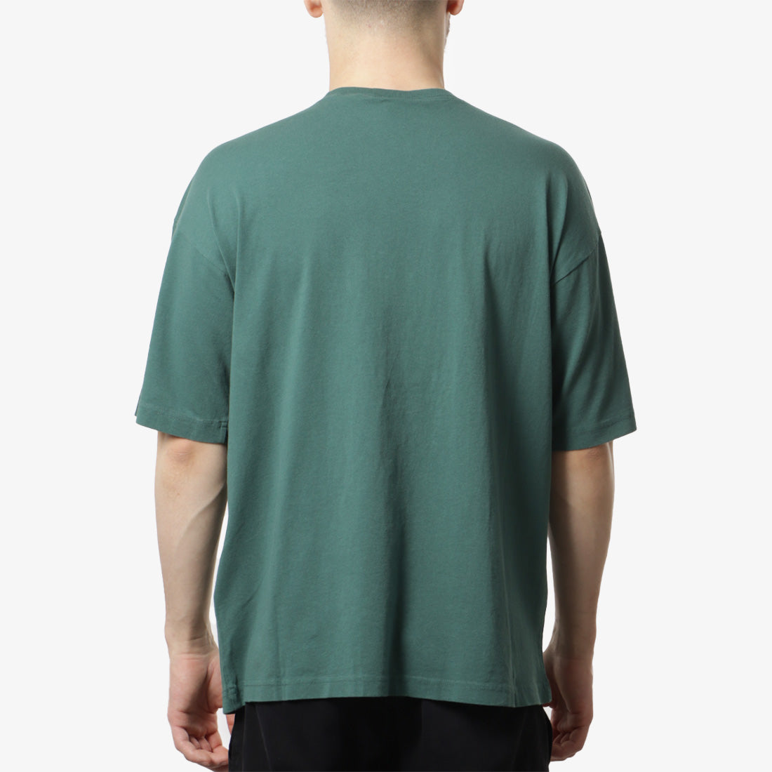 Champion Reverse Weave Archive T-Shirt, Forest Green, Detail Shot 4