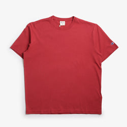 thumbnail Champion Reverse Weave Oversized Crewneck T-Shirt, Red, Detail Shot 1