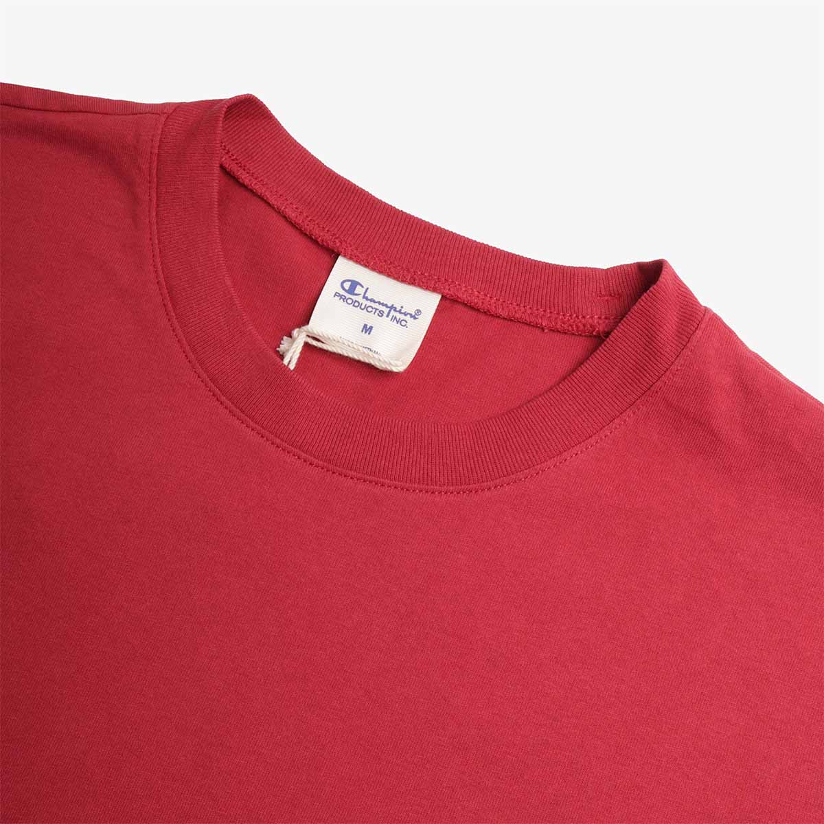 Champion Reverse Weave Oversized Crewneck T-Shirt, Red, Detail Shot 2