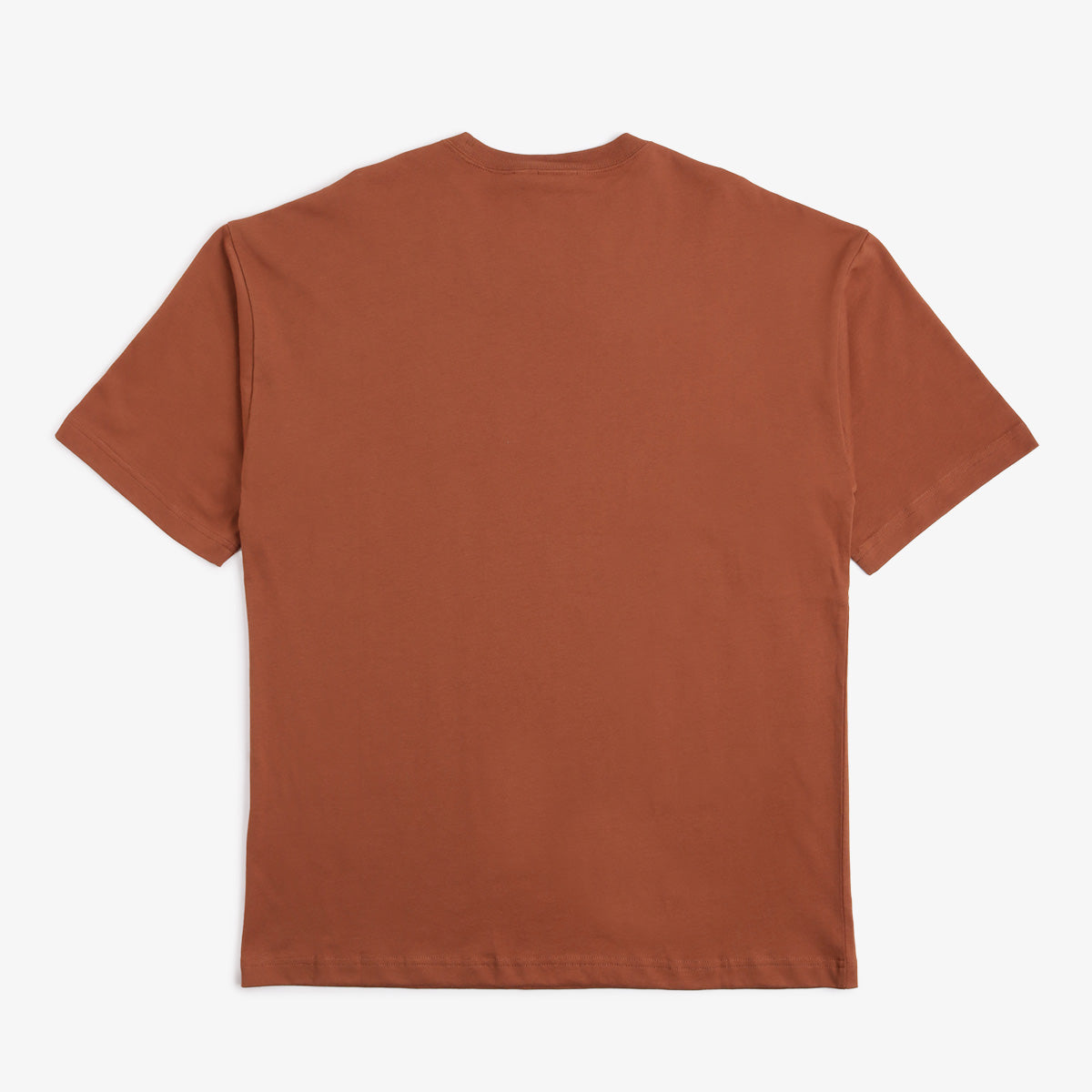 Champion Reverse Weave Minimal Cotton Jersey T-Shirt, Brown, Detail Shot 3