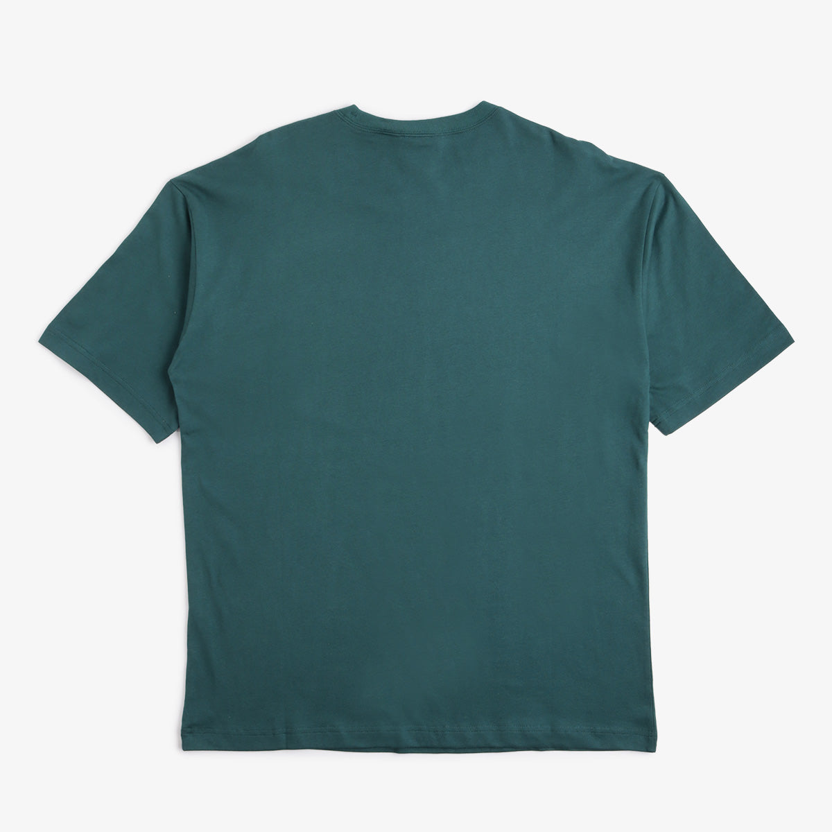 Champion Reverse Weave Minimal Cotton Jersey T-Shirt, Forest Green, Detail Shot 3