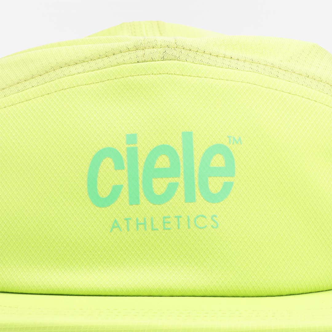 main Ciele GOCap Classic Athletics Cap, Lime Green, Detail Shot 2